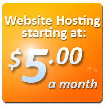 Website Hosting for five bucks a month!